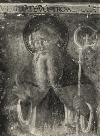 Tilli — Melanzio Francesco - sec. XVI - Sant'Antonio Abate — particolare